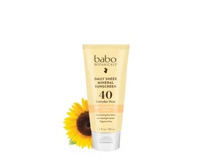 Daily Sheer Mineral for Face Sunscreen Lotion SPF40 - Natural Zinc Oxide & Ti... - Picture 1 of 7
