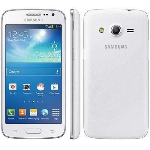 New Samsung Galaxy Core LTE SM-G386F 8GB White Unlocked Android 4G Smartphone - Image 1 of 4