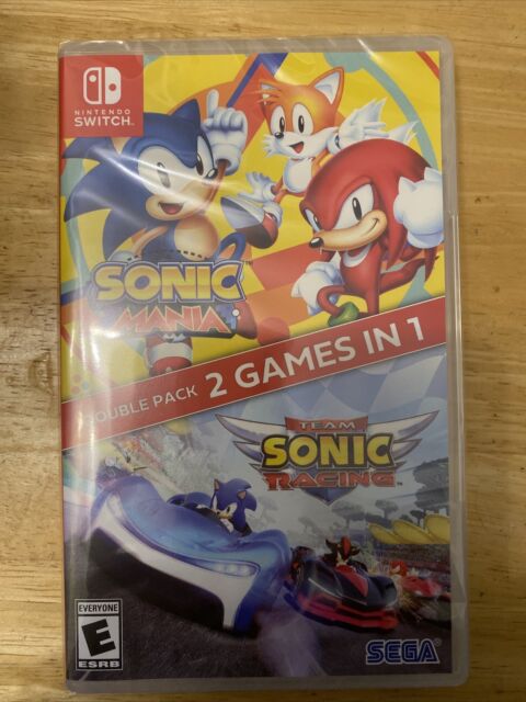 Jogo Sonic Mania + Team Sonic Racing Double Pack para Nintendo Switch