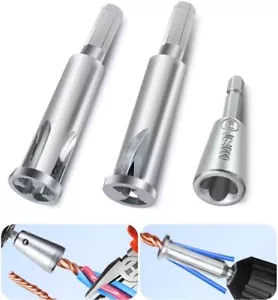 3x Herramienta de torsión de pelado de cables Taladro eléctrico Pelacables Tuerca de cables Twister - Imagen 1 de 8