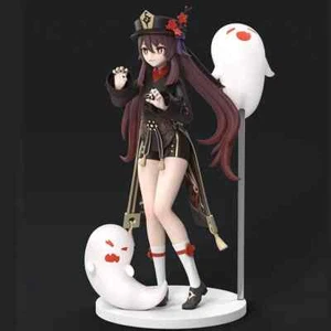 20CM Juego Genshin Impact HuTao Figura Setenta y Séptimo Wang Sheng Hall Master - Imagen 1 de 13