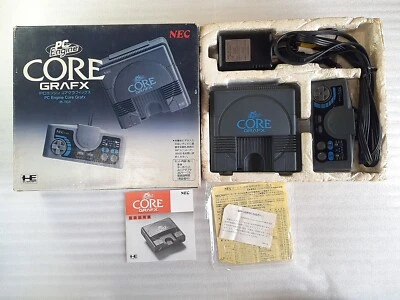 PC Engine CORE GRAFX Boxed console NTSC-J Tested CIB - Image 1 of 4