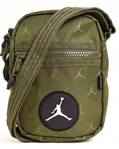 Nike Bolso Bandolera Air Jordan Jacquard 9A0640-E6F Verde Caqui Festival Unisex - Imagen 1 de 5