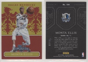 2014-15 Panini Excalibur Crusade Red /99 Monta Ellis #104