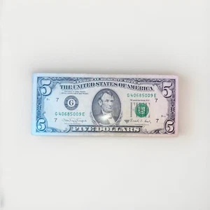 1988 A 5$ Bill D Series G 40685009 E - Picture 1 of 5