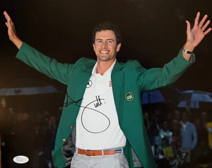 Adam Scott Signed (2013 Masters) Green Jacket 11x14 Photo JSA - Picture 1 of 2