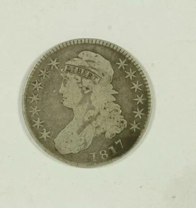 Medio dólar busto tapado 1817: fino - Imagen 1 de 2