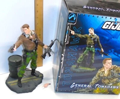 G.I. Joe Hasbro 2003 Palisades Toys ОБЩИЙ ТОМАГАВК ПОЛИСТОУН Статуэтка Скульптура - Изображение 1 из 4