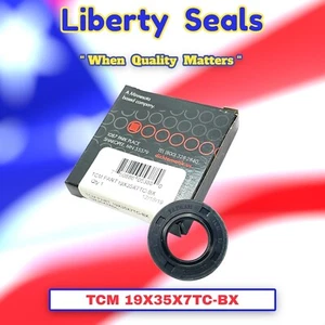 TCM 19X35X7TC-BX NBR Carbon Steel Oil Seal, TC Type, By Liberty Seals Inc. - Picture 1 of 6