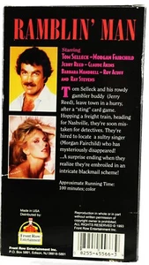 Ramblin Man, starring Tom Selleck, Morgan Fairchild and Jerry Reed. full ColoVHS - Picture 1 of 2