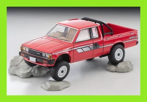 FEB 2025 LV-N320b Datsun Truck 4WD King Cab AD Red 4X4 PICKUP TOMICA TOMY 1/64 - Picture 1 of 10