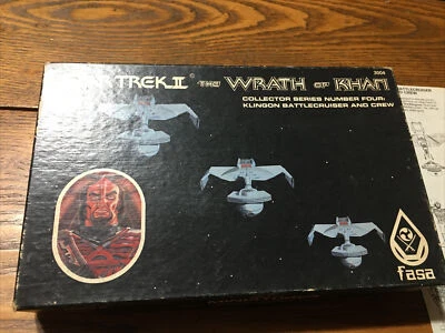 FASA Star Trek II  Wrath of Khan Collector Series  Read Description Vtg  3004 - Image 1 of 4