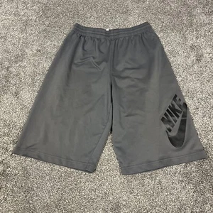 Nike SB Shorts Youth Gray Athletic Skateboard Dri Fit Pockets Logo XL - Picture 1 of 9