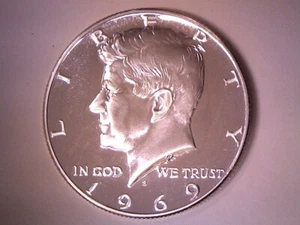 1969 S PP 40 % SILBER KENNEDY HALF DOLLAR * KOSTENLOSER VERSAND * AUF LAGER - Bild 1 von 2