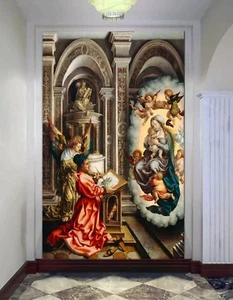 Quadro chiesa angelo 3D 662 carta da parati stampa murale carta da parati interna murales - Foto 1 di 7