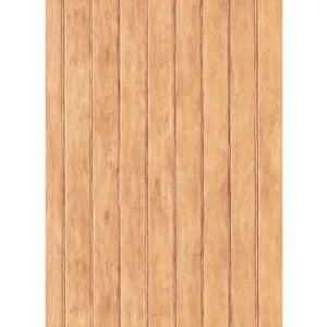 York Country Keepsakes Faux Caramel Beadboard Sure Strip Wallpaper FK3893 - Picture 1 of 1