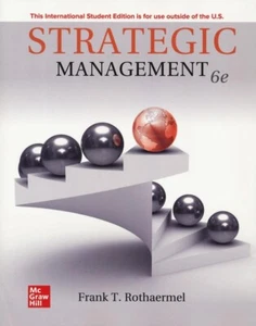 Strategic Management: Concepts 6e Frank Rothaermel International Edition - Imagen 1 de 1