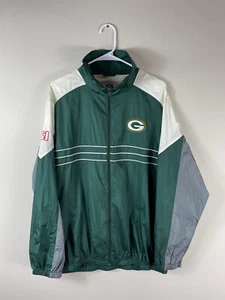 NFL Green Bay Packers Jacket Mens XL SI Sports Illustrated Full Zip Windbreaker - Picture 1 of 8