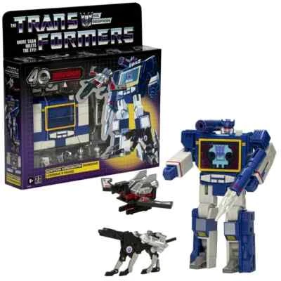 Transformers Retro 40th Anniversary Soundwave, Laserbeak & Ravage Action Figure - Image 1 of 4