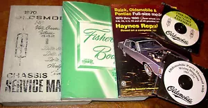 Oldsmobile 1970 manual de servicio juego de 5 voltios 442 Cutlass F-85 Vista Cruiser 98 ¡original! - Imagen 1 de 7
