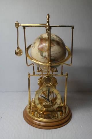 Rare Franklin Mint Smithsonian Institute The Cosmochronotrope Globe Clock Cover