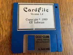 KARTENDATEI 1.4 PROGRAMM ATARI ST COMPUTER 3,5" ZOLL FLOPPY(S) GETESTET EXZELLENTER ZUSTAND - Bild 1 von 2