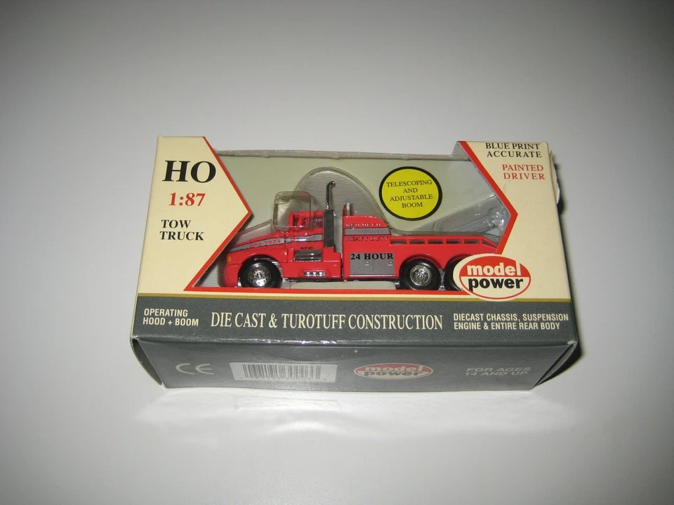 Model Power H0 30003 - Camión Kenworth Tow Truck Wrecker "Red Devil " - Immagine 1 di 4