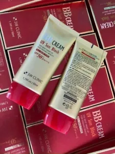 3W Clinic UV Sun Block BB Cream SPF50+ PA+++ 50ml/1.76oz/NO.1 Korea Made - Picture 1 of 6