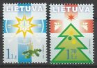 Lithuania 2002 Christmas 2 MNH stamps