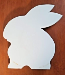 Osterhase geformt Marmor Wurstwaren Schneiden Käsebrett Untersetzer - Bild 1 von 8