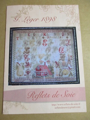 G. Leger 1898 Silk Reflections Needlepoint Chart 2015 Reflets de Soie Foto 1 de 2