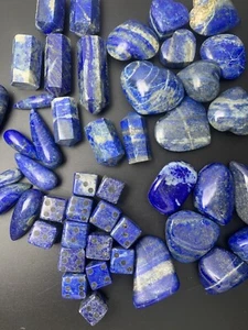 653 Grams Mix Lot Of Lapis Lazuli. - Picture 1 of 14