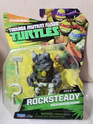 TMNT Rocksteady Rock-Headed Rhino Action Figure 2014 NEW (4) - Image 1 of 3