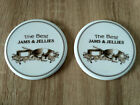 Set of 2 Trivets Ceramic for Hot Dish, diameter 10 cm, the best jams and jellies