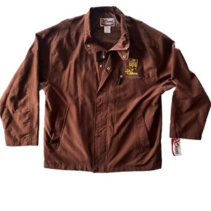 Vintage Chase UPS Racing Windbreaker Jacket NASCAR Zip Up Men’s XXL Coat New - Picture 1 of 19