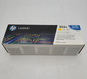 HP 304A Yellow Toner Cartridge CC532A - Picture 1 of 2