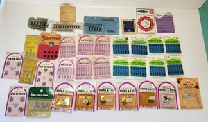 35 Pc. Snaps and Hooks & Eyes Fasteners Lot Vintage Sewing Various Brands Sizes - Picture 1 of 4