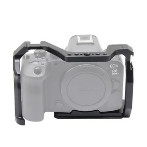 Camera Cage Mount Light Holder 1/4 3/8 Thread for Canon EOS R5II R5 R5C R6 R6II - Picture 1 of 8