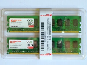 4GB as 2 X 2GB Sticks, PC2-6400 (DDR2 800), KOMPUTER BAY Desktop Memory, SEALED - Picture 1 of 1