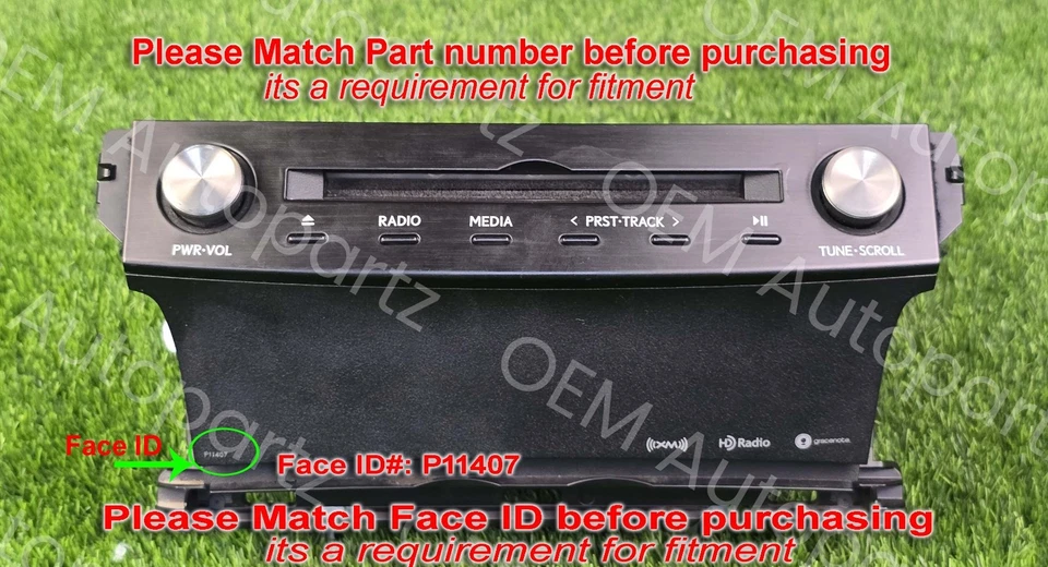 Lexus IS200T IS300 IS350 2017-2019 Gracenote HD radio XM radio unit 86140-53470 - Image 1 of 4