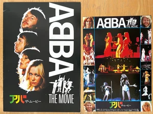 ABBA The Movie 1977 Program & Flyer Set Japan Anni-Frid Lyngstad,Benny Andersson - Picture 1 of 13