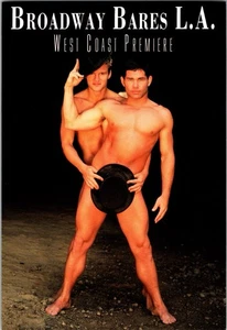 Broadway Bares La Hombre Strippers Interés Gay Palacio de Hollywood Anuncio Postal CD18 - Imagen 1 de 2