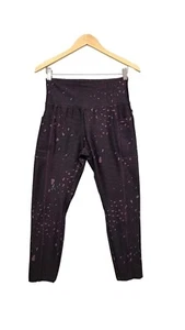 Bally Total Fitness Womens Small Dry Wik Cropped Leggings Black Activewear - Picture 1 of 7