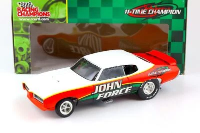 1:18 Ertl 1969 Pontiac Gto Divertente Auto John Force 1/4 Mile 11-Time - Immagine 1 di 4