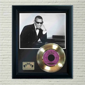 Ray Charles "Georgia On My Mind" Framed Record Display - Picture 1 of 4