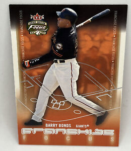 2003 Fleer Focus JE Franchise Focus Giants Baseball Card #16 Barry Bonds