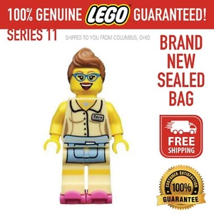 Lego Minifig Series 11 - Diner Waitress - New Sealed Bag - Free Shipping - Picture 1 of 2