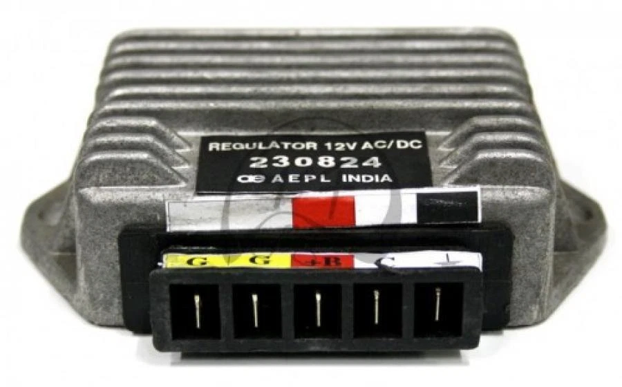 230824 REGOLATORE DI TENSIONE ORIGINALE PER APE TM P 50 1989 - Immagine 1 di 1