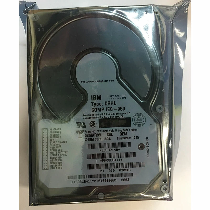 08L8411 - IBM 36GB 7200 RPM FC 3.5" HDD - Image 1 of 1