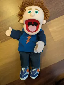 14 Zoll Tommy Peach Junge Handpuppe weiß Neu mit Etikett - Bild 1 von 3